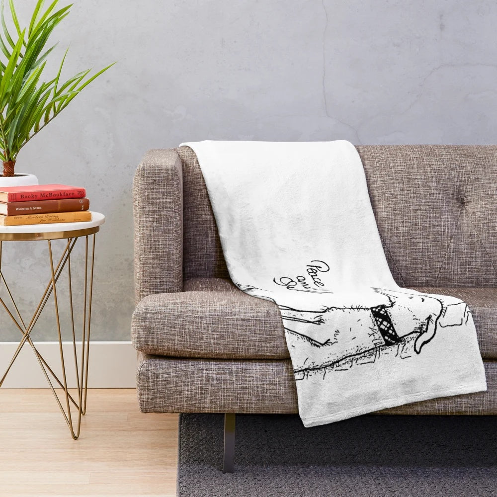 Soft and Comfortable Plush Blanket for a Peaceful Home