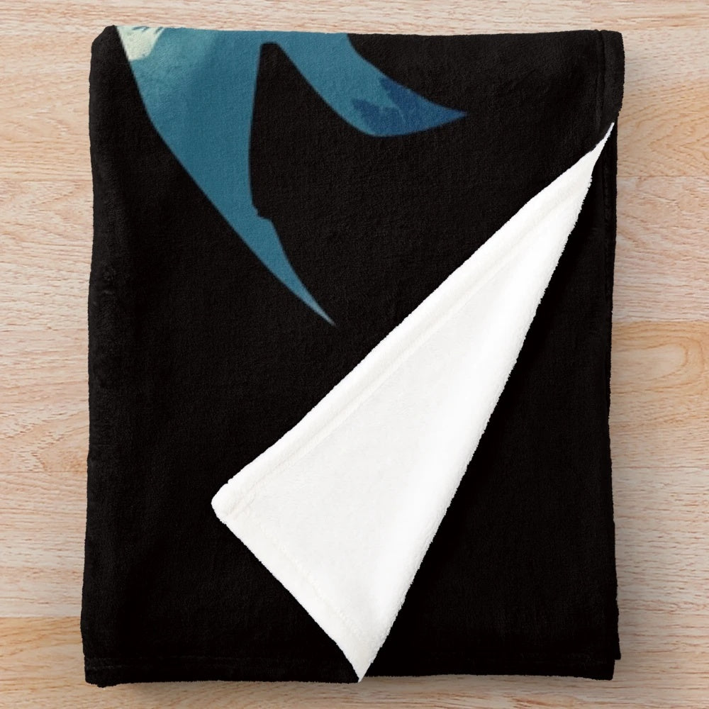 Soft, plush blanket with nature and adventure inspired design