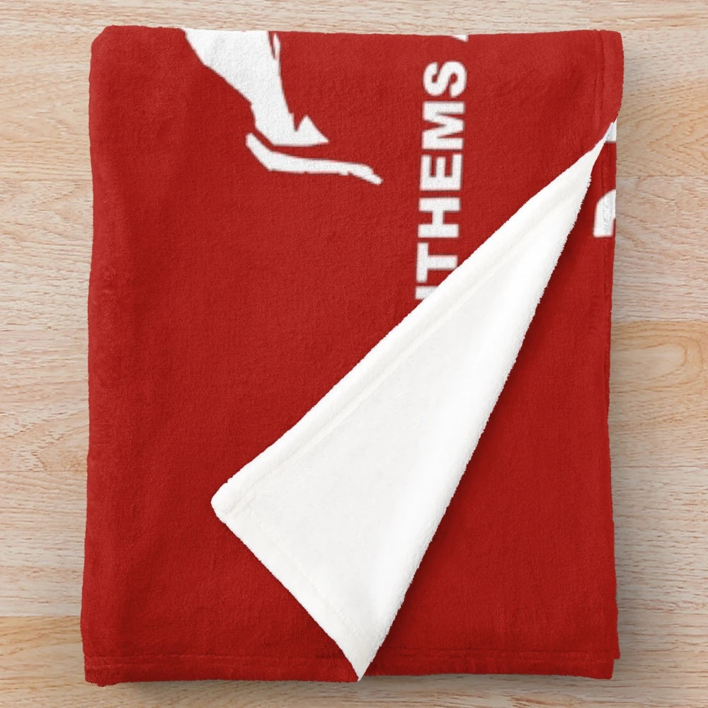 Angelic Upstarts-inspired plush blanket