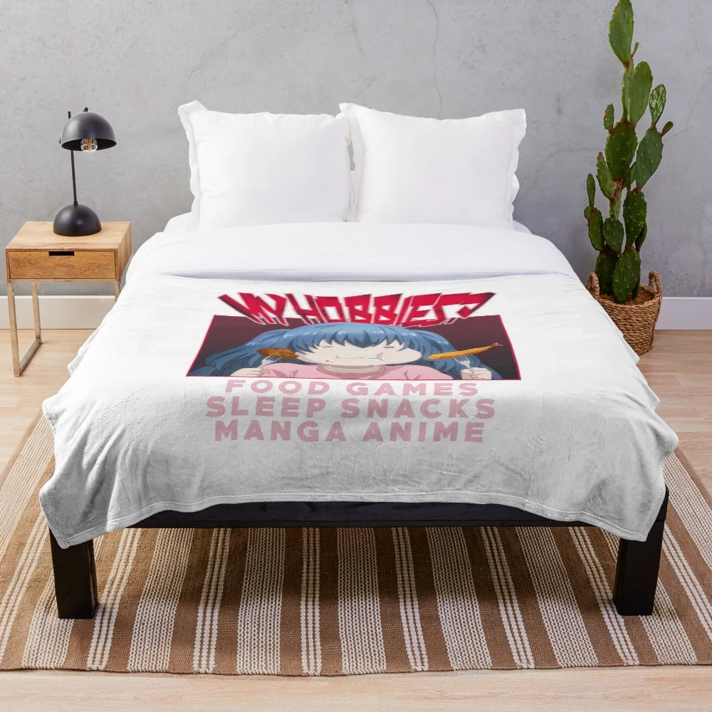 Soft plush blanket with Tokyo Ghoul inspired design
