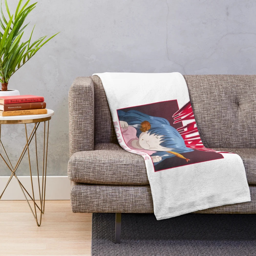 Soft plush blanket with Tokyo Ghoul inspired design
