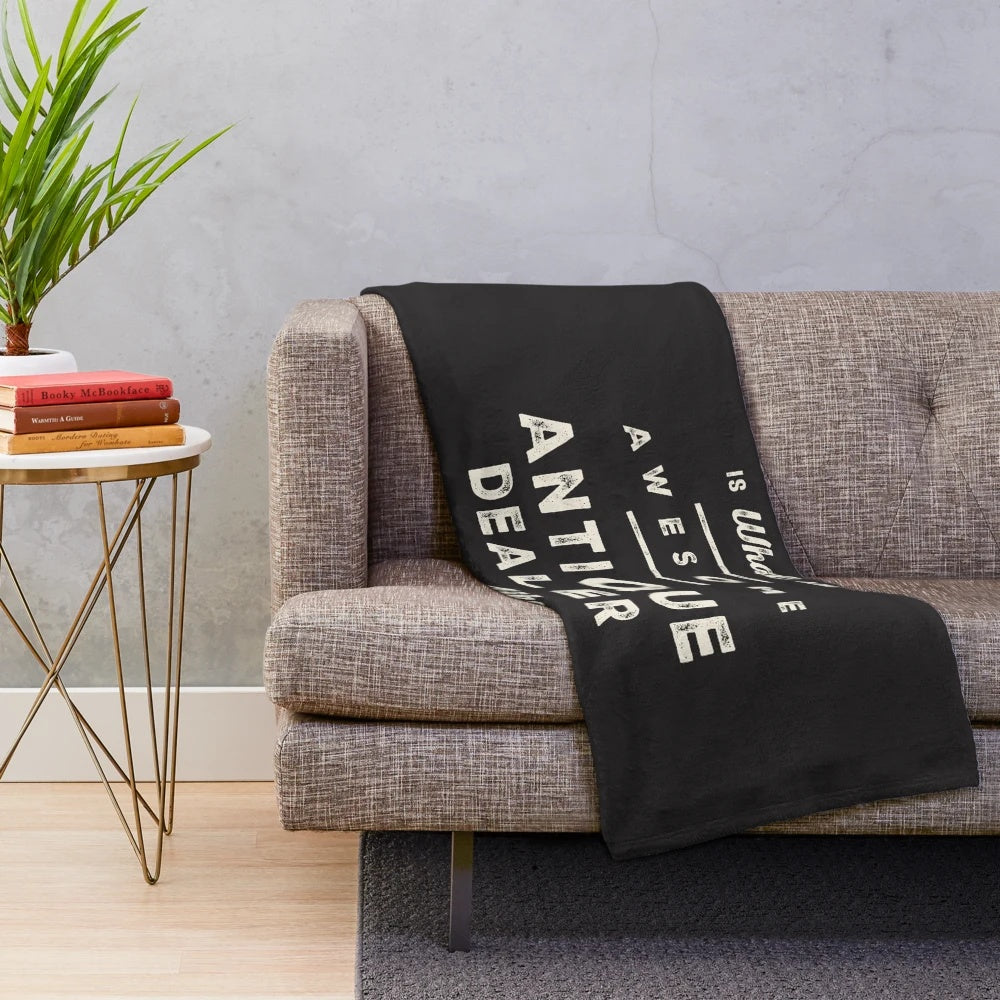 Antique Dealer Plush Blanket