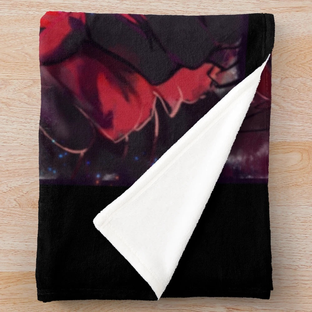 Plush blanket featuring Julian Devorak from The Arcana game