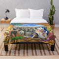 Soft and plush blanket featuring the Ascendance of a Bookworm anime