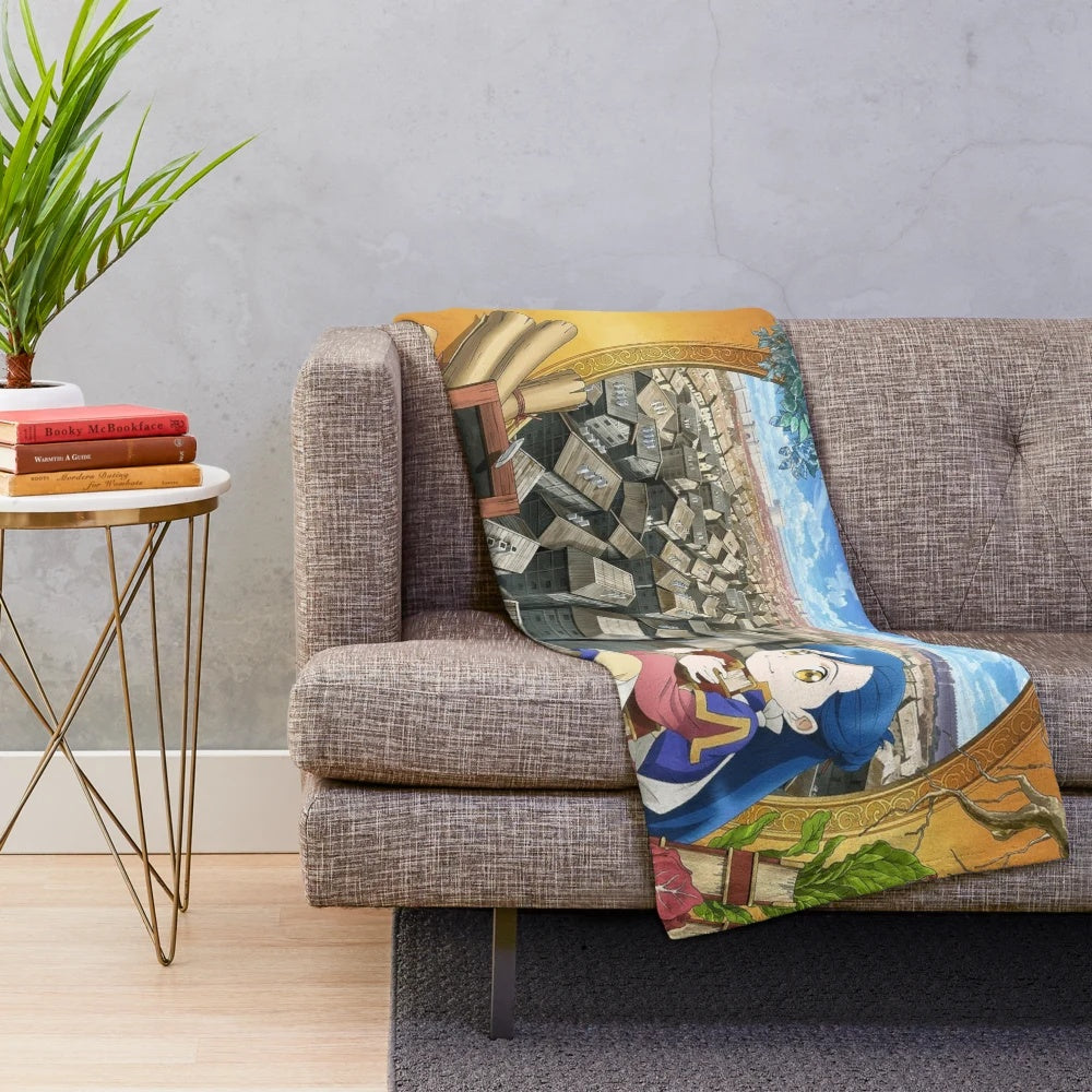 Soft and plush blanket featuring the Ascendance of a Bookworm anime
