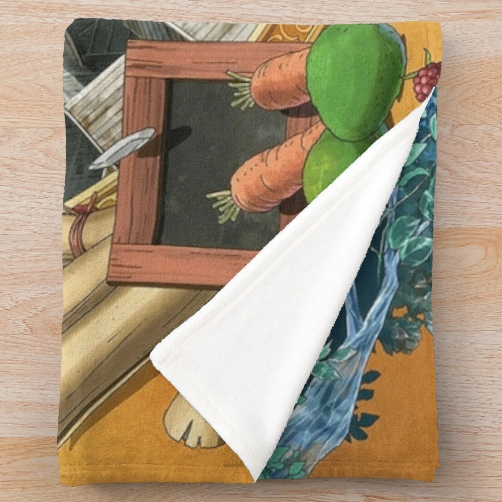 Soft and plush blanket featuring the Ascendance of a Bookworm anime