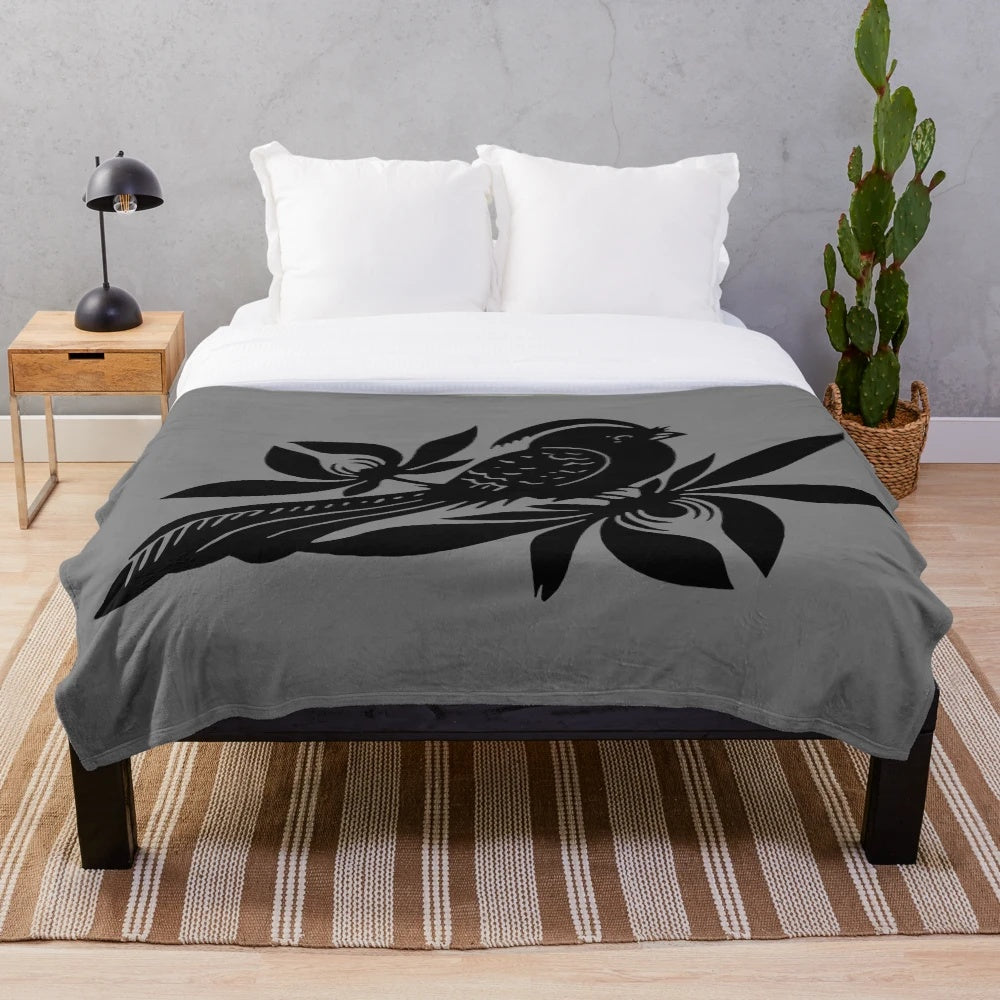 Bayside band-inspired plush blanket