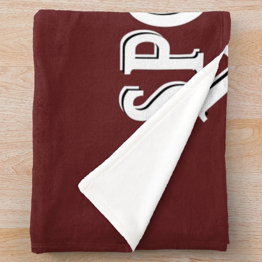 Soft and plush football-themed blanket for Berlin sports fans