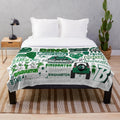 Binghamton University Bearcats plush throw blanket