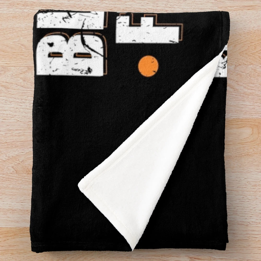 Soft and plush bluegrass-inspired blanket for music lovers and retirement festivities