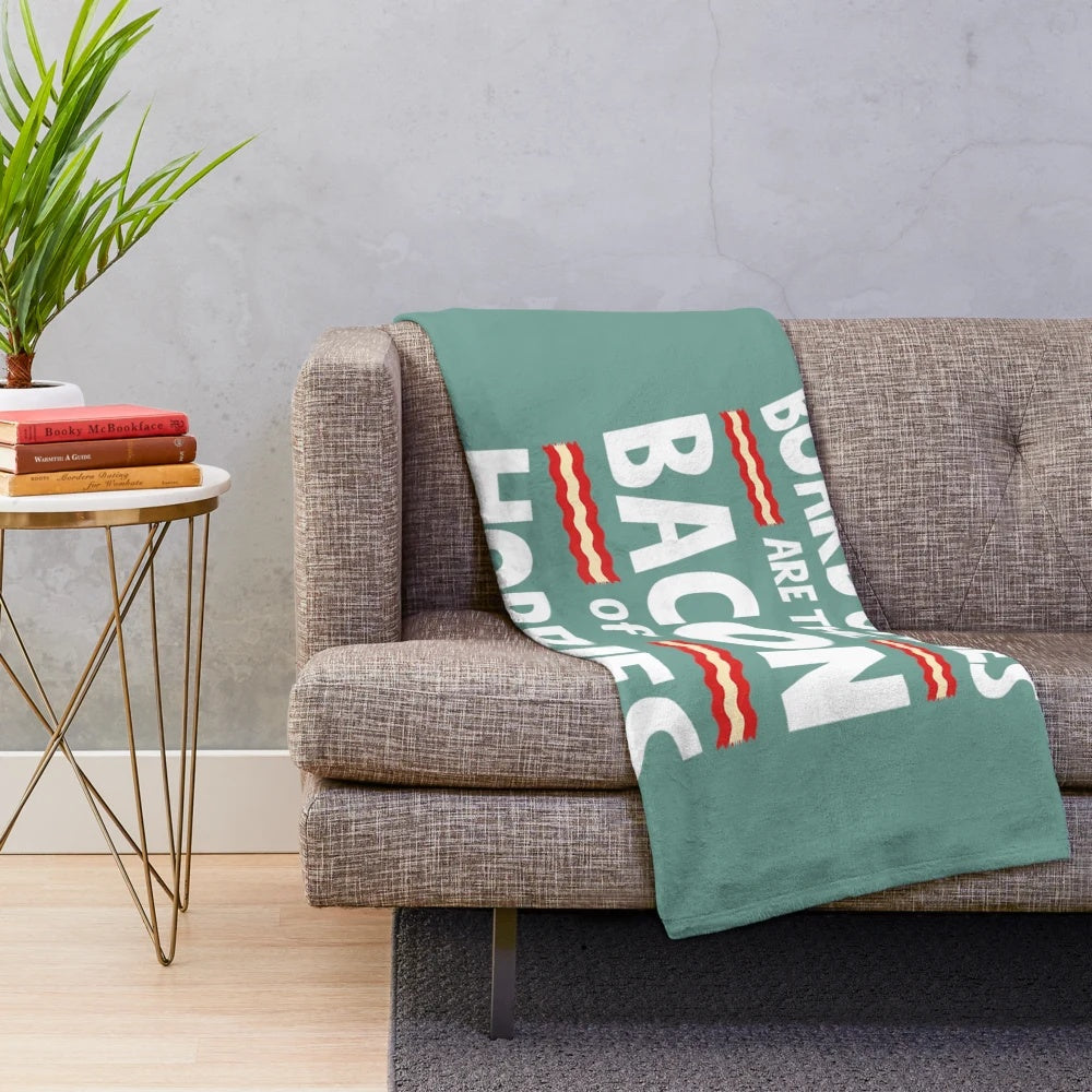 Board game-themed plush blanket