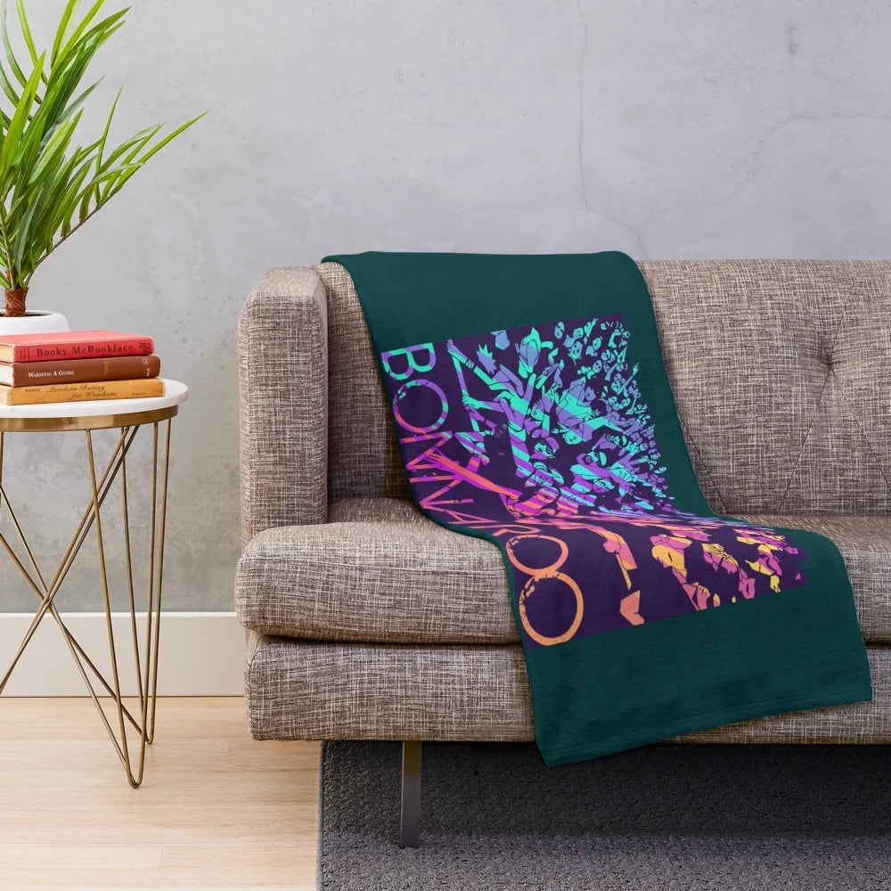 Soft and warm plush blanket perfect for Bonnaroo music festival