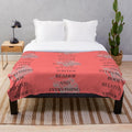 Plush blanket with book and writer design for book lovers