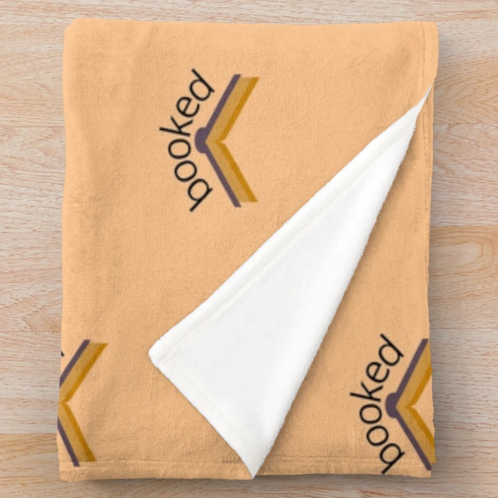 Soft and plush book-themed blanket for book lovers
