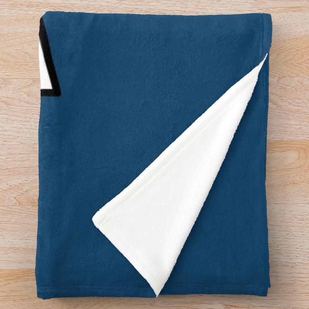 Cozy plush blanket featuring a monochrome book design for book lovers