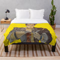 Handsome plush blanket featuring Borderlands characters