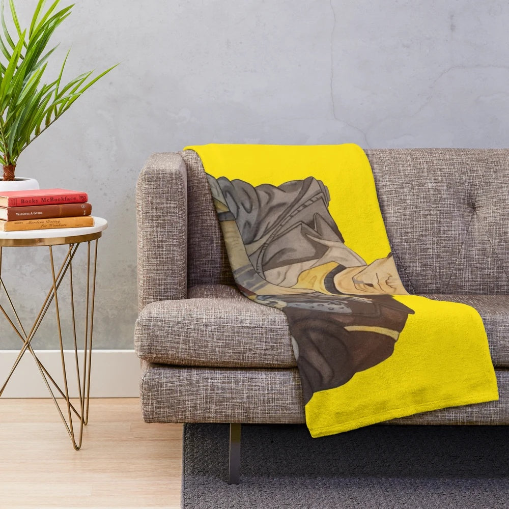 Handsome plush blanket featuring Borderlands characters