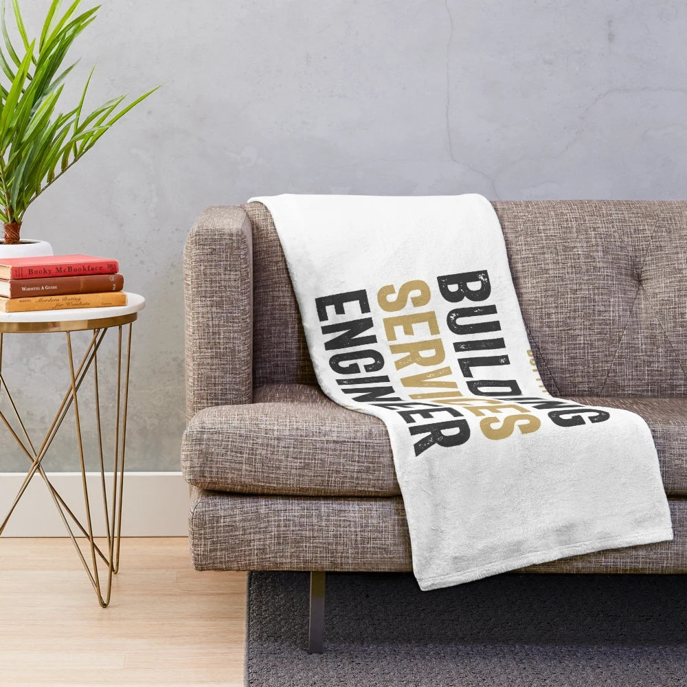 Building services engineer plush blanket with focus keyword
