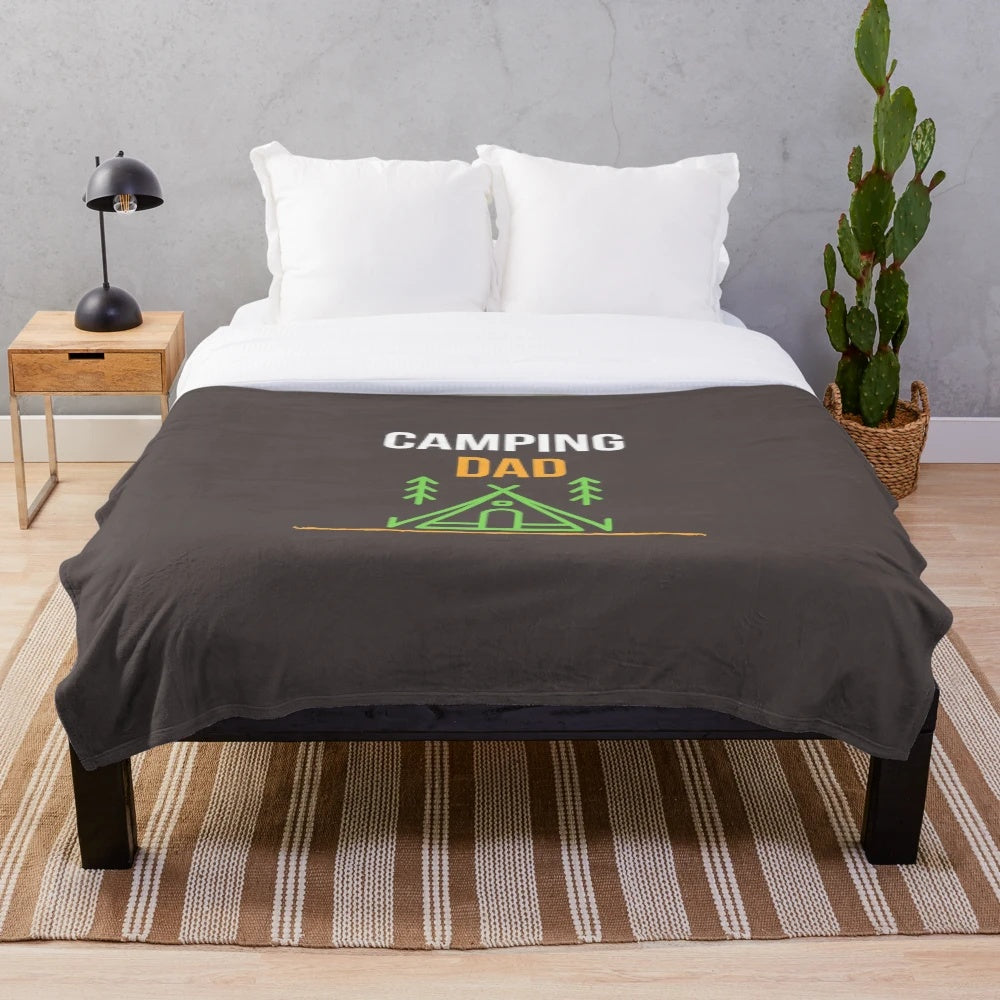 Plush blanket for camping and outdoor adventures