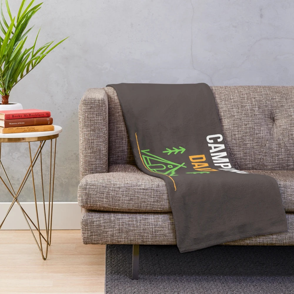 Plush blanket for camping and outdoor adventures