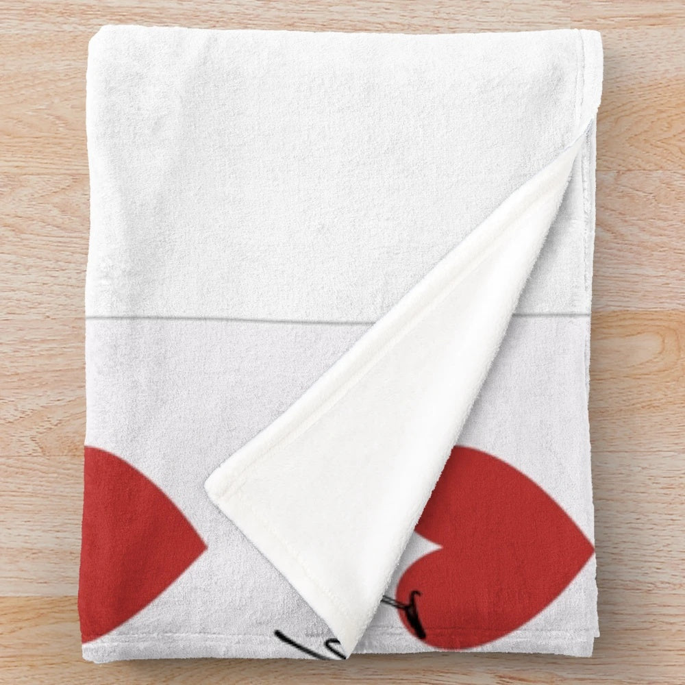 Plush blanket featuring a "Every Day I'm Shuffling" design for card trick and cardistry hobbyists