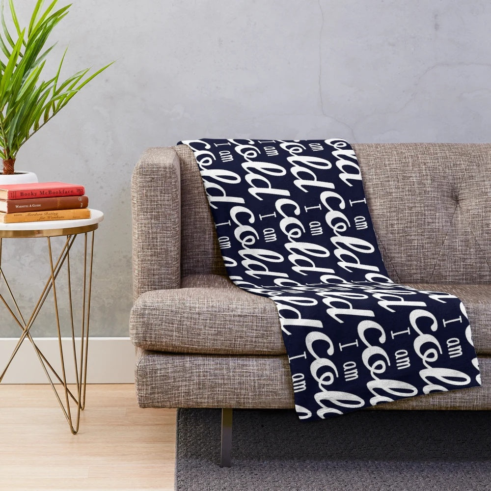 Soft and warm plush blanket for staying cozy in cold weather