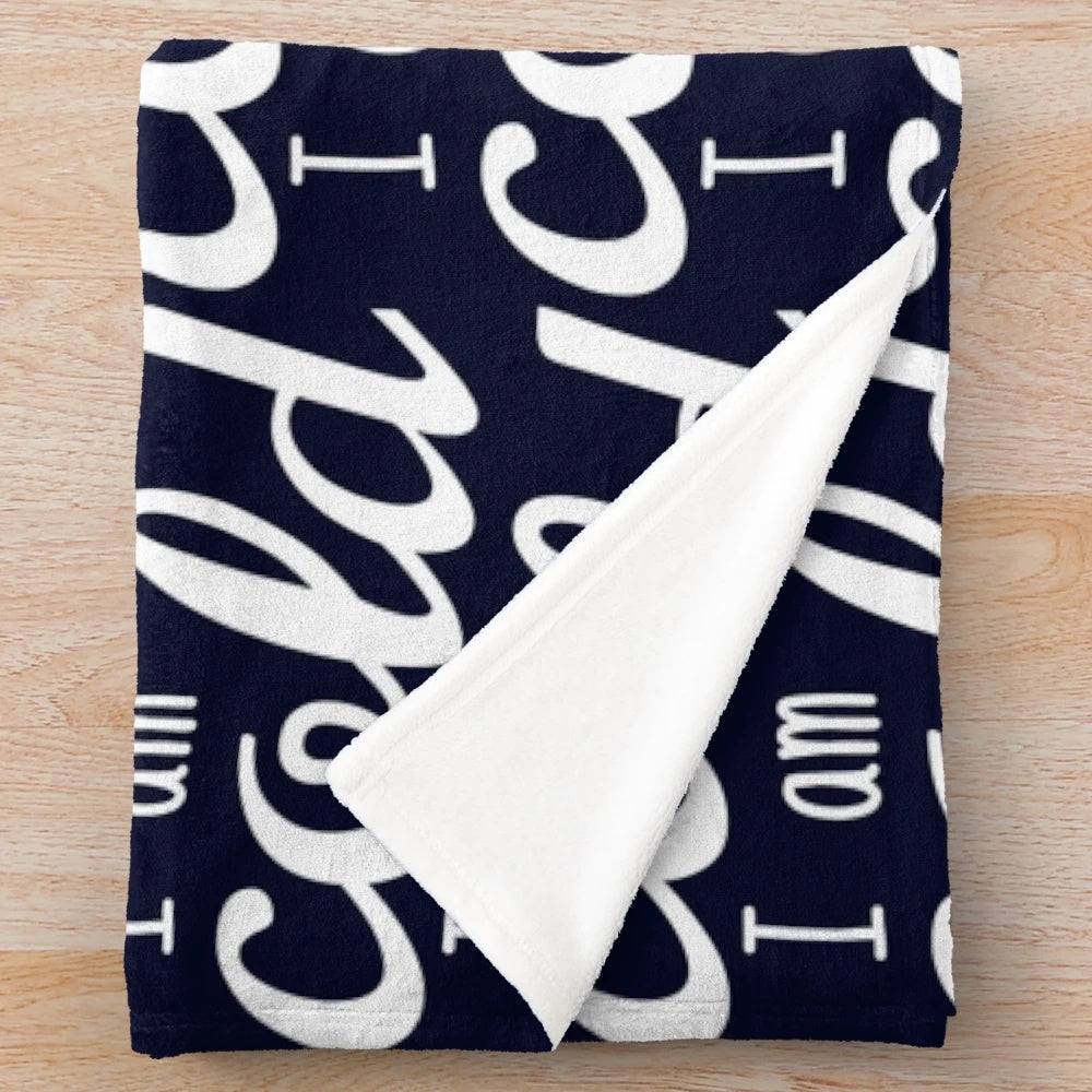 Soft and warm plush blanket for staying cozy in cold weather