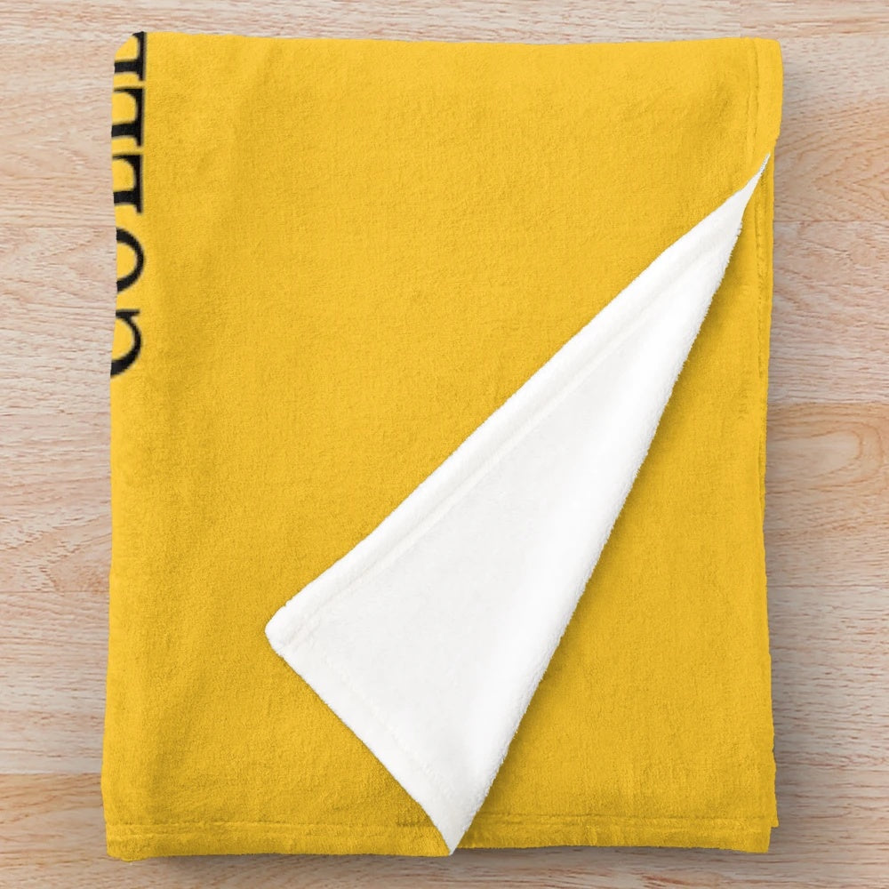 Oberlin College plush blanket with soft, comfortable material