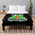 Plush blanket featuring unspeakable youtuber design