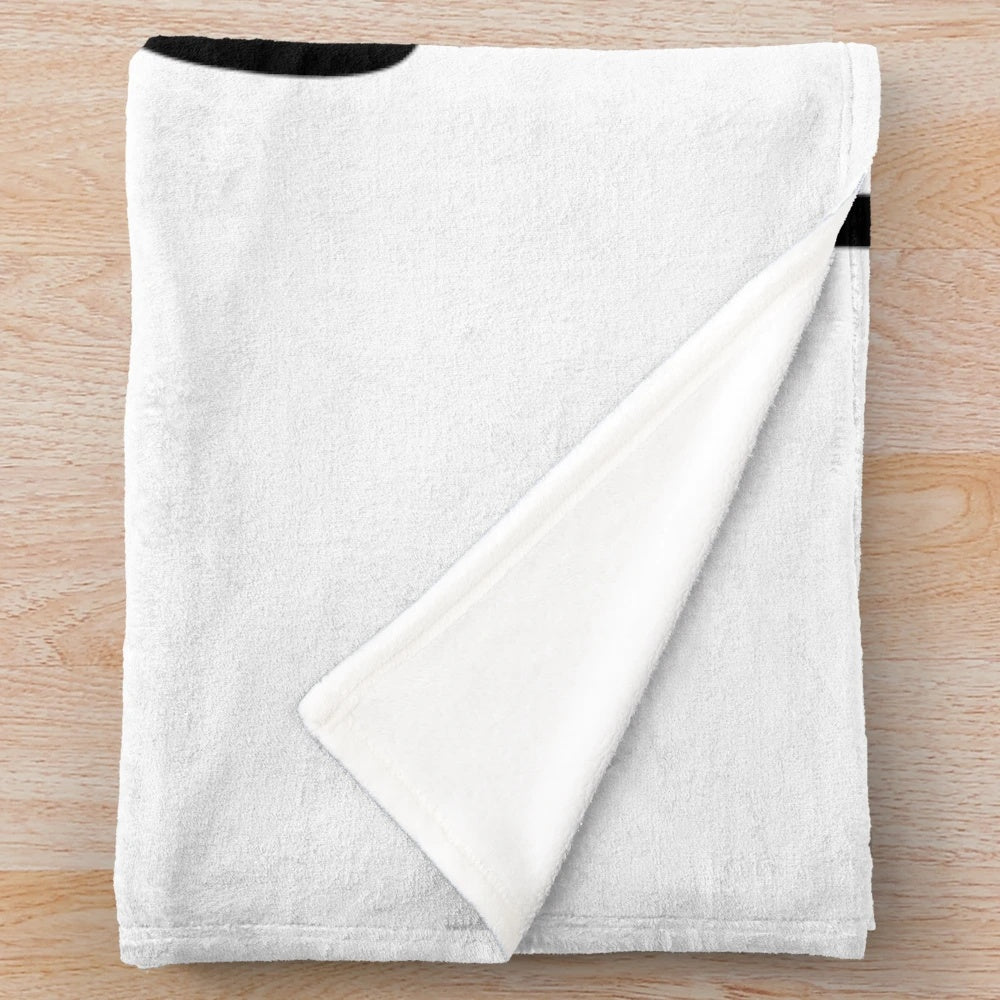 Plush blanket with 'I'd Rather Be Dancing' design