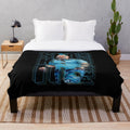 Cozy plush blanket featuring the darts player Peter Wright