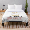 Plush unicorn-themed blanket for data analysts and engineers