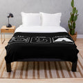 Cozy plush blanket with "Eat, Sleep, Agility" design for dog agility lovers