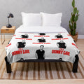 Soft and comfy plush blanket featuring the "I'm a Donny Girl" design for Donny Osmond fans