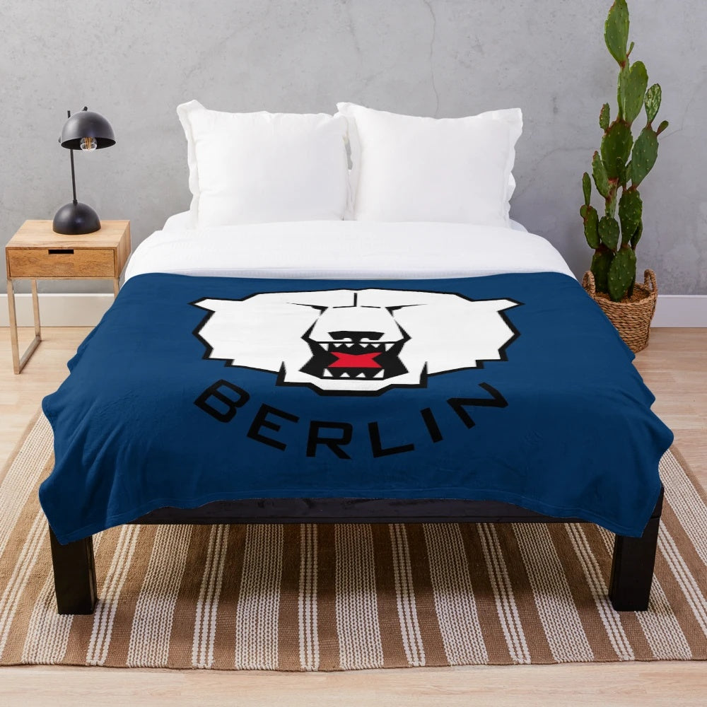 Eisbären Berlin Hockey Plush Blanket