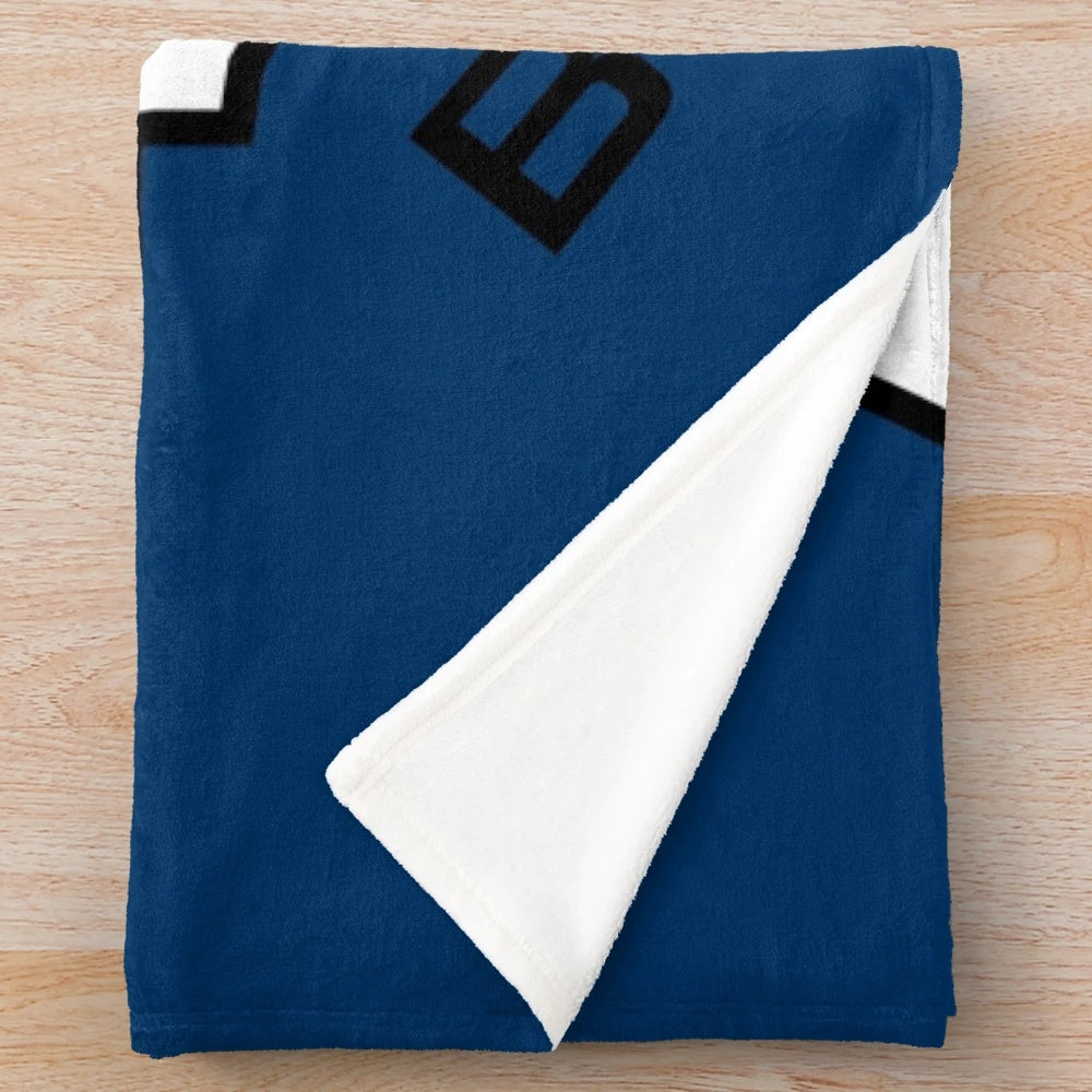Plush Eisbären Berlin hockey-themed blanket