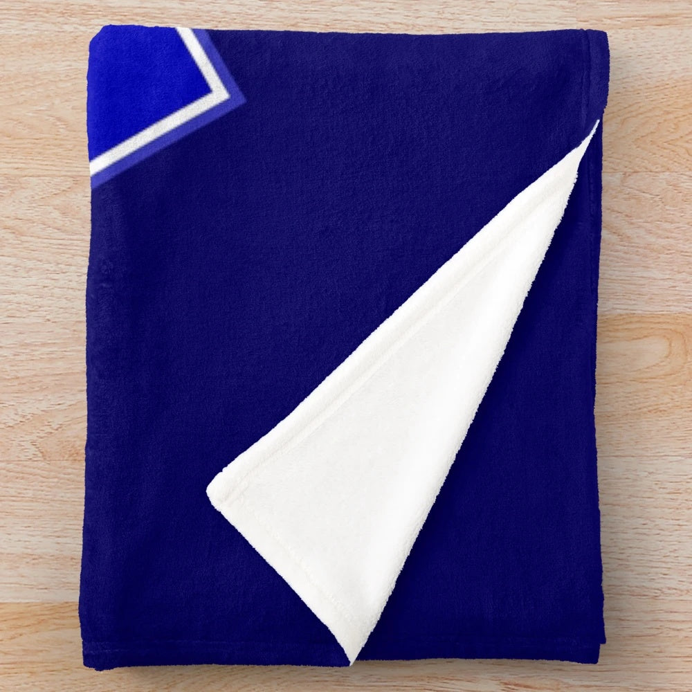 Plush blanket with EMT, EMS, and first responder design