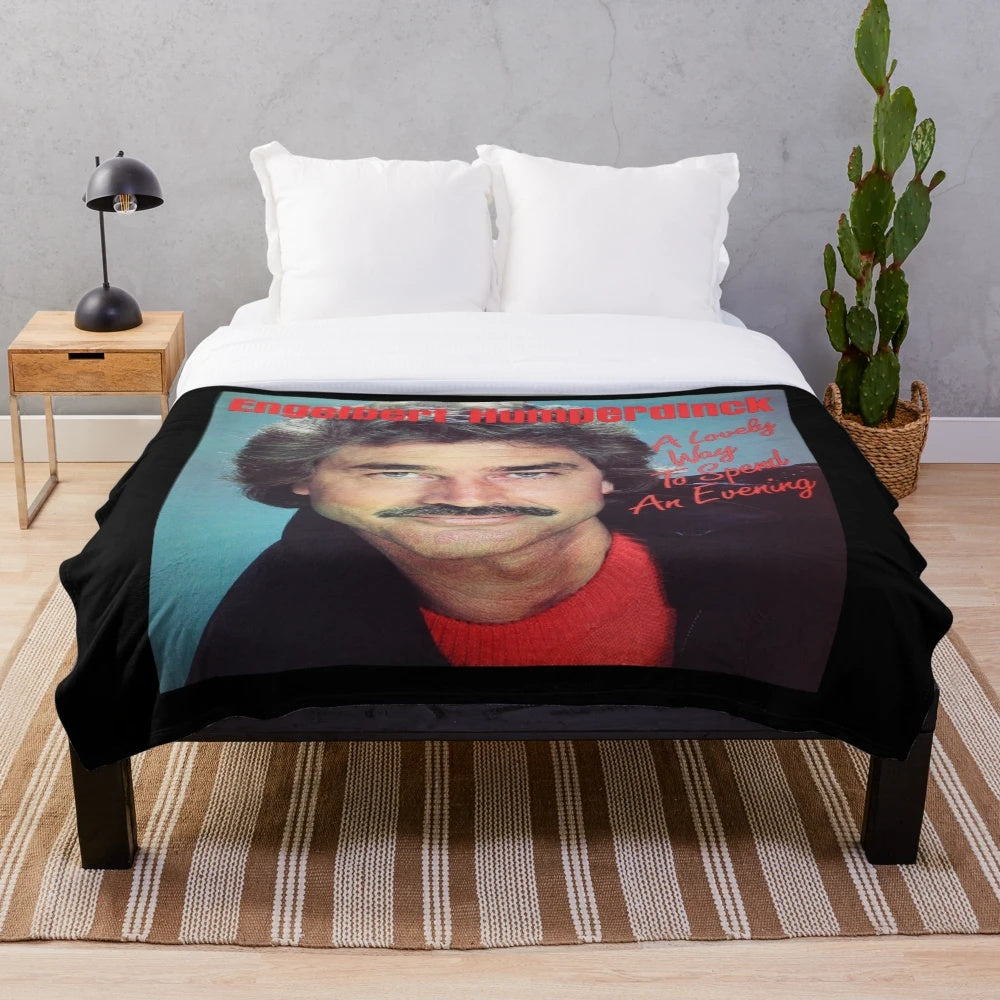 Engelbert Humperdinck Fans Enjoying a Cozy Plush Blanket