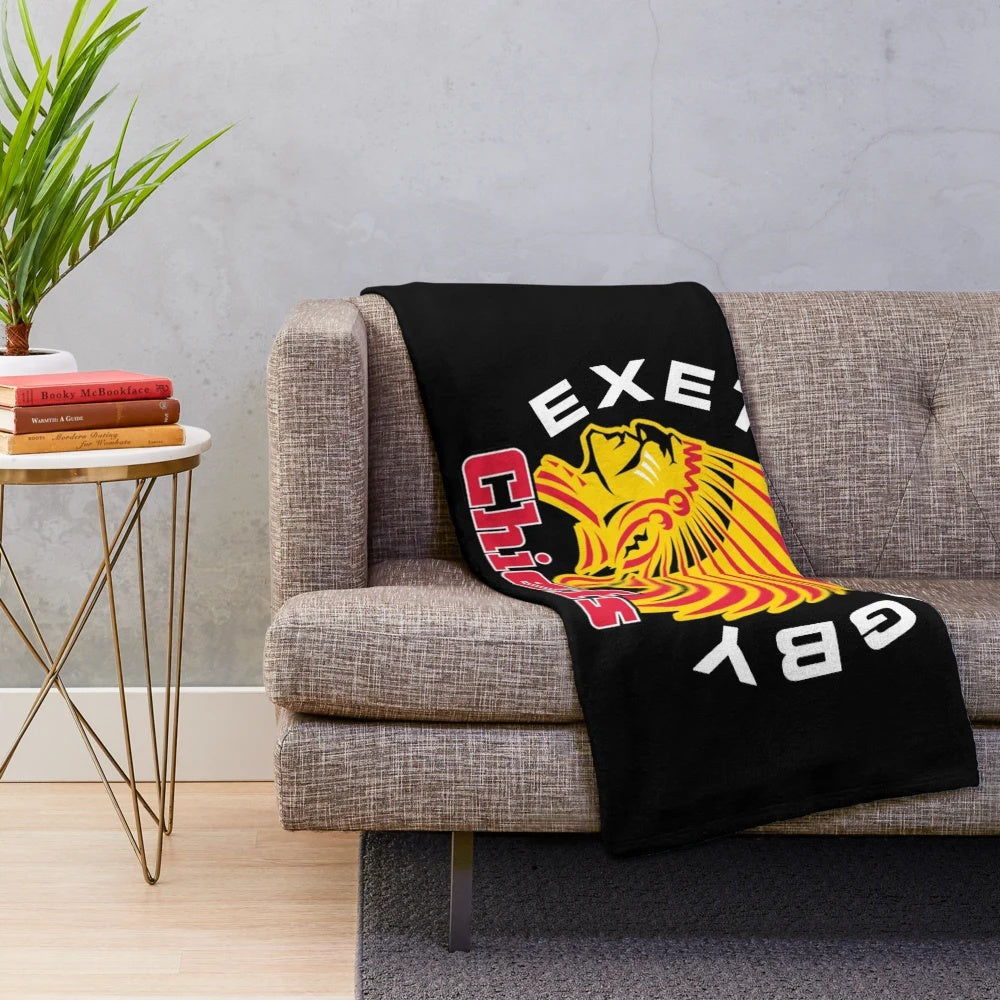 Soft and Plush Exeter Chiefs Rugby Blanket