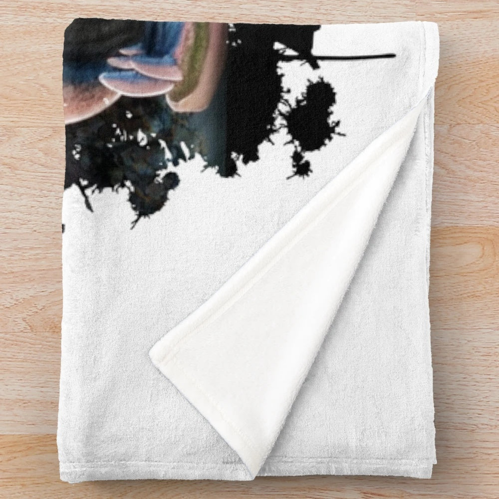 Soft, plush blanket with fantasy-inspired design