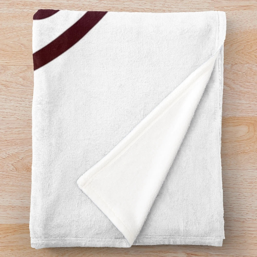 Soft and plush fitness-themed blanket