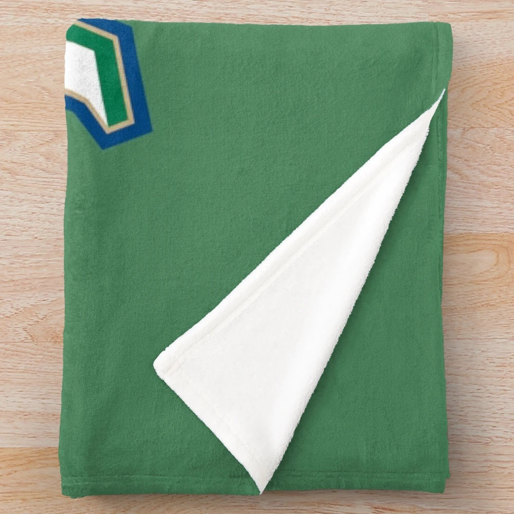 Plush blanket featuring the Florida Gulf Coast Eagles logo