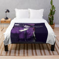 Afton Reporting II Plush Blanket featuring William Afton and Glitchtrap