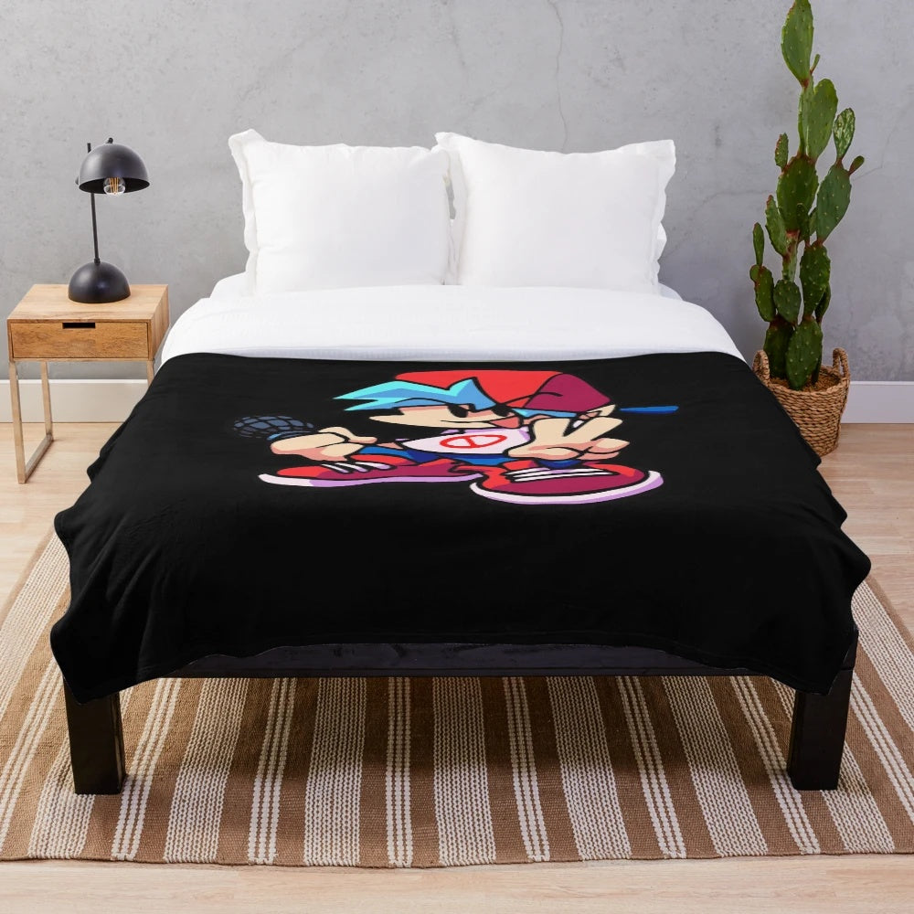 Soft and Comfy Friday Night Funkin Plush Blanket