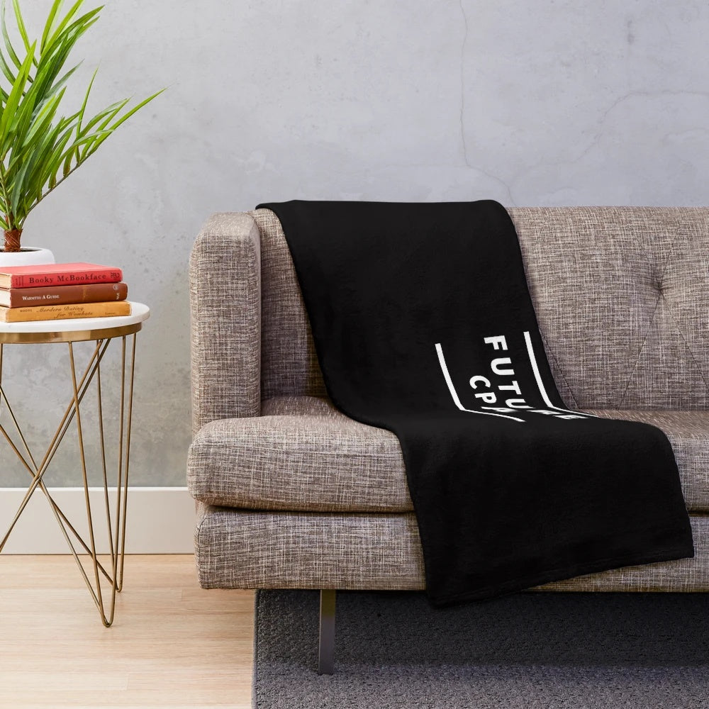 Plush blanket with "Note the future CPA" text for aspiring accountants and bookkeepers