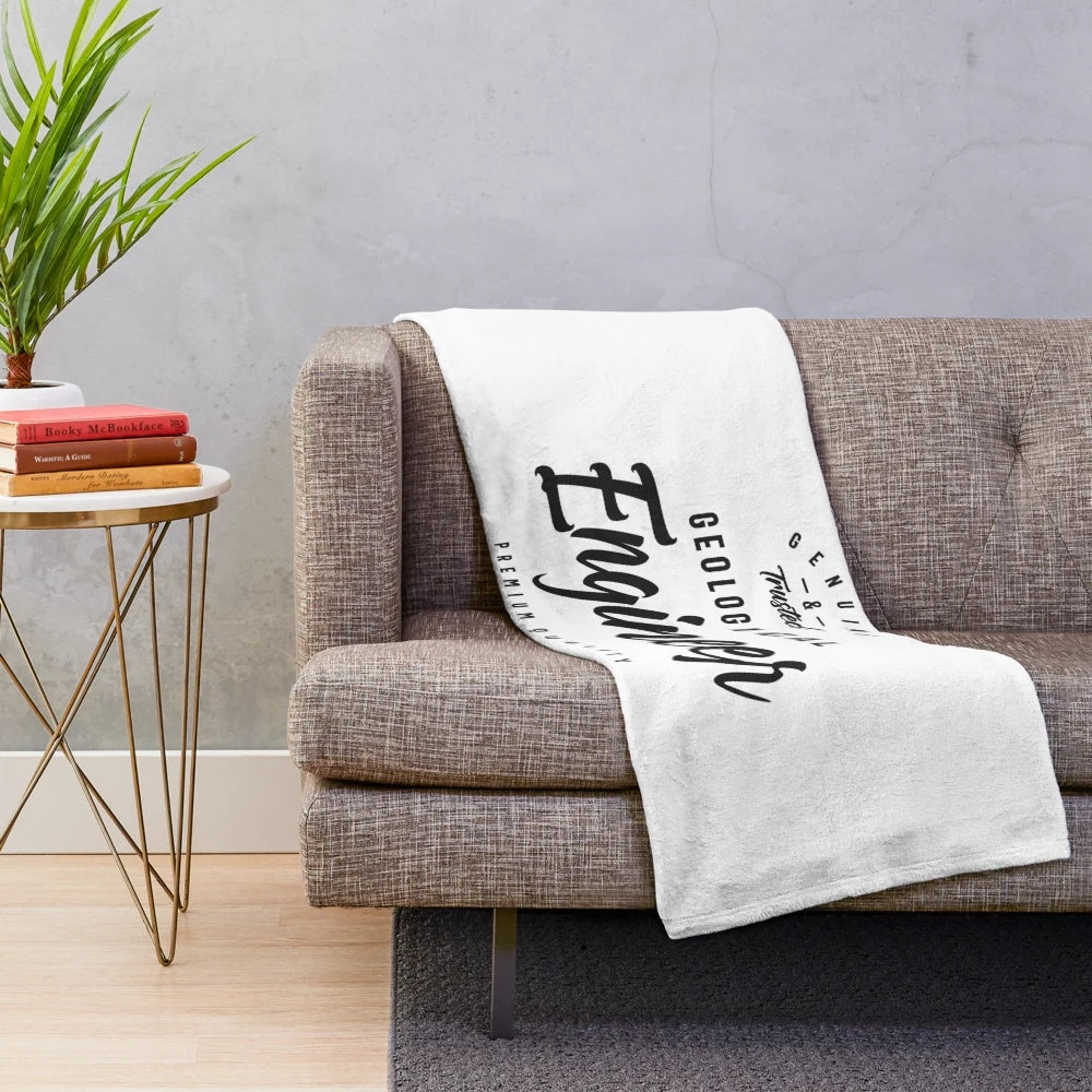 Geological engineer plush blanket