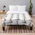 Plush blanket featuring a "I Win!" design for geology and rock collecting fans