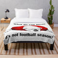 Plush blanket featuring the Georgia Bulldogs mascot
