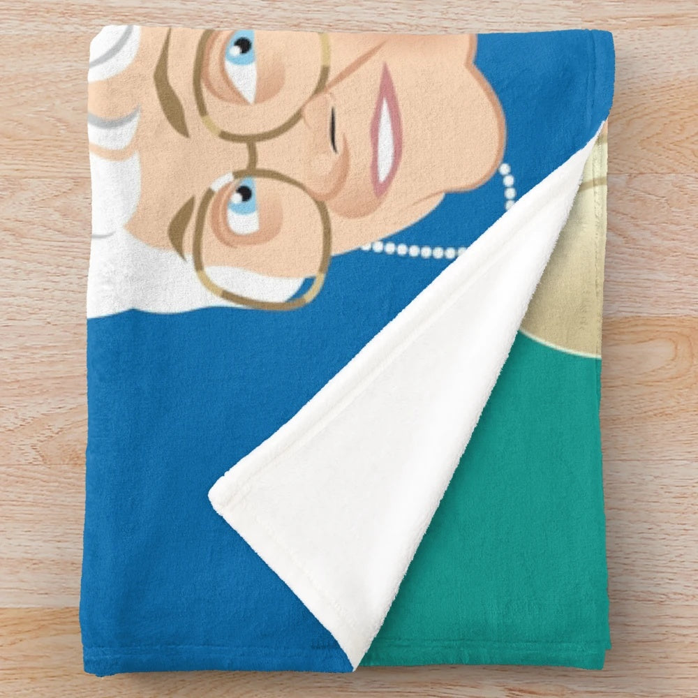 Soft, plush blanket featuring the characters from the Golden Girls TV show
