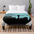 Soft and comfortable plush blanket featuring Grey's Anatomy inspired design